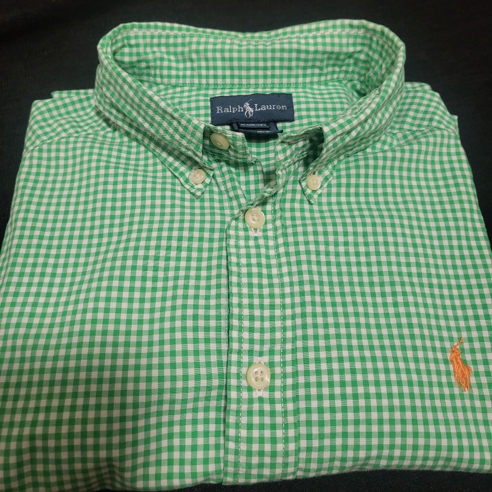 Boys long sleeve button shirt